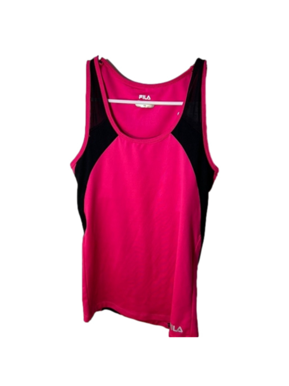 Fila pink workout athletic slim mesh tank top NWT size XS